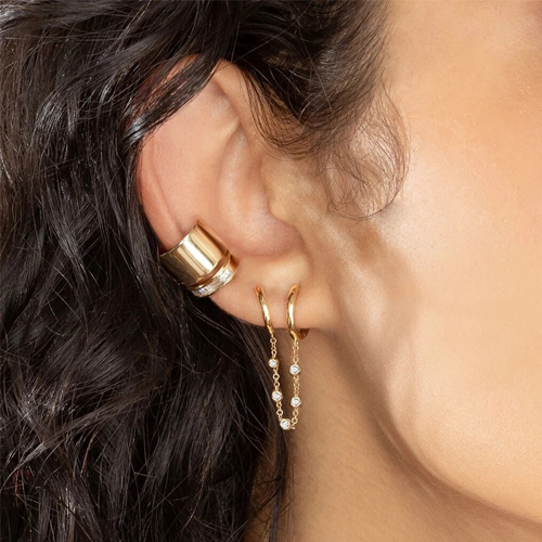 Double Piercing Earrings