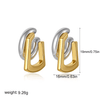 Two Toned Earrings
