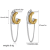Two Toned Earrings
