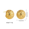 Stainless Steel Gold Earrings