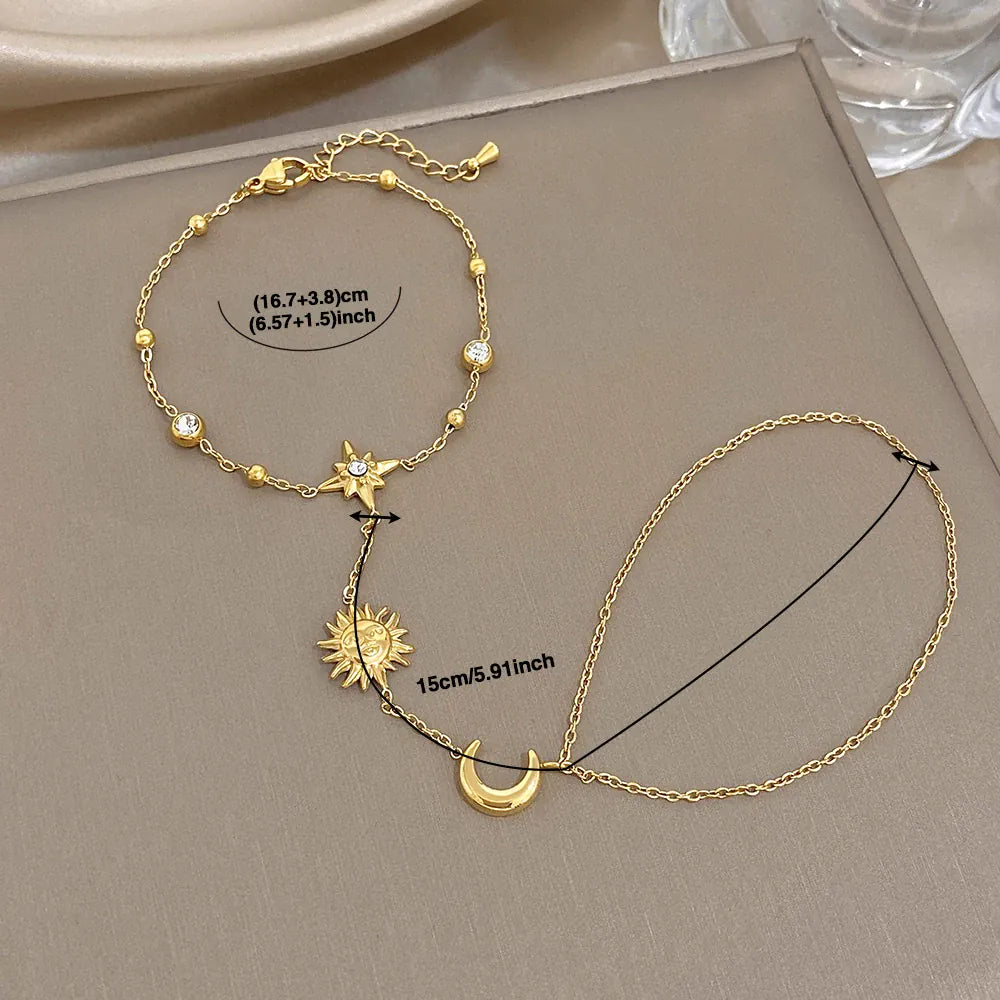 Star Hand Chain Bracelet
