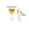 Dangling Pearl Earrings