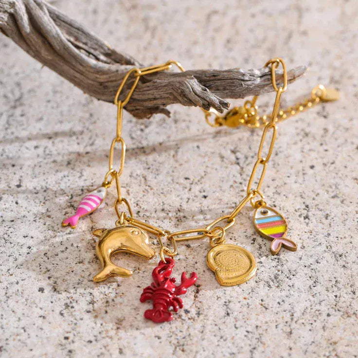 Fish Charm Bracelet