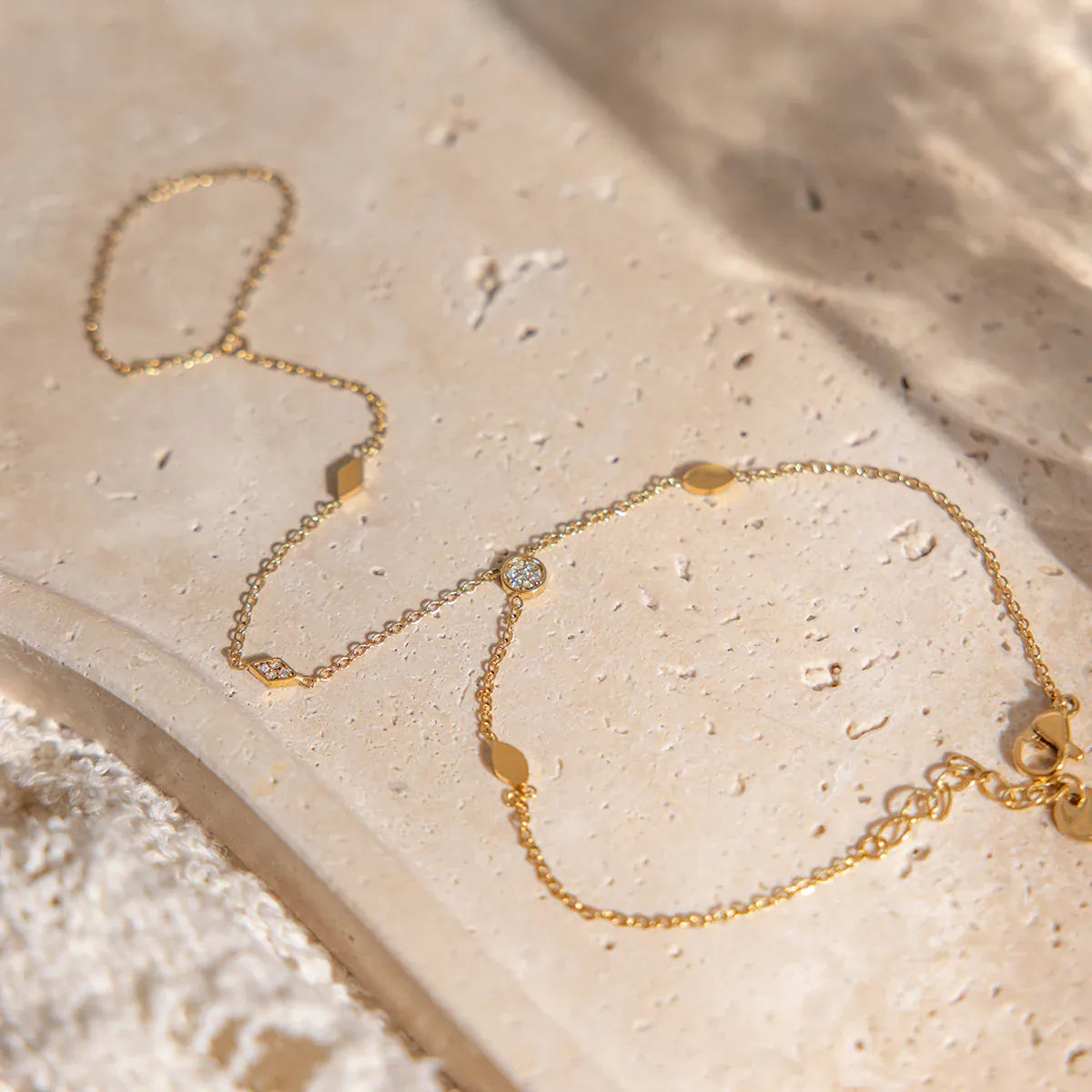 Gold Hand Bracelet for Women