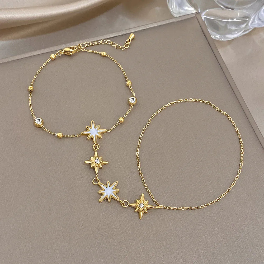 Star Hand Chain Bracelet