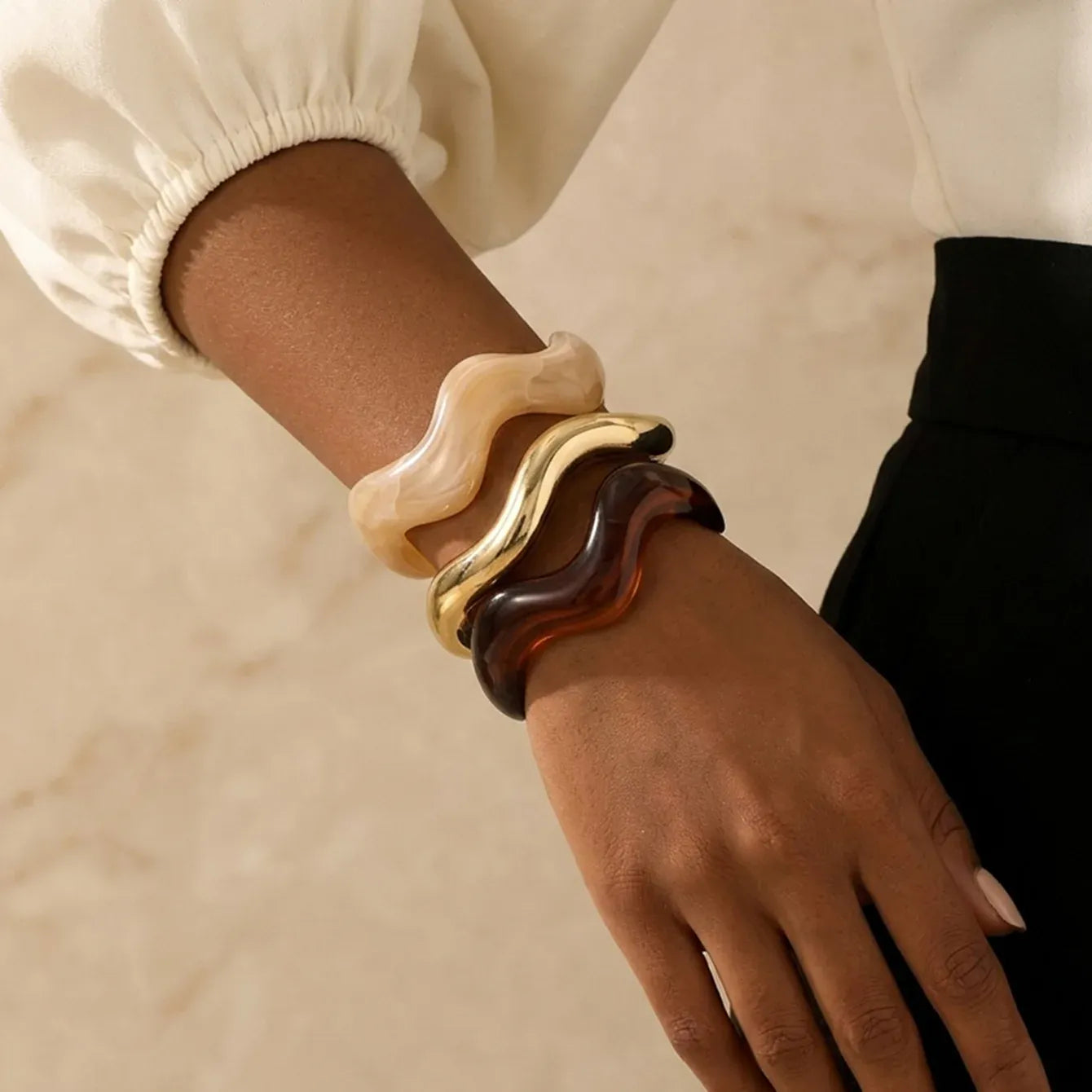 Resin Bangle Bracelets