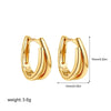 Two Toned Earrings