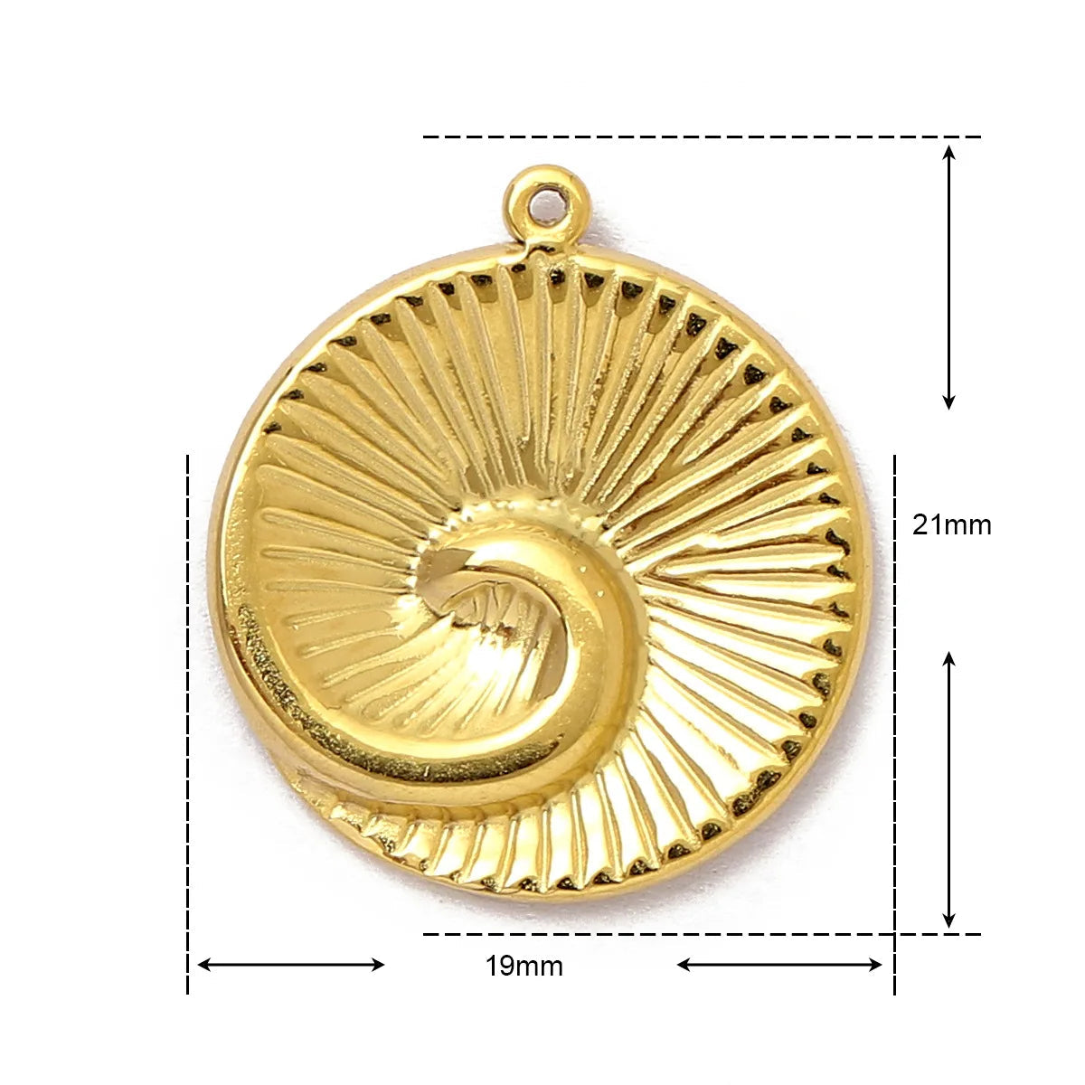 Stainless Steel Gold Charms