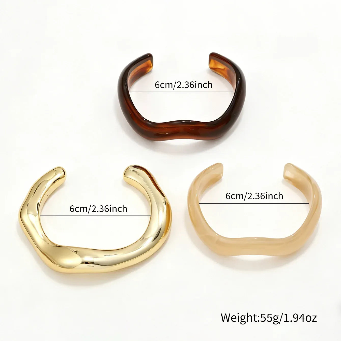 Resin Bangle Bracelets