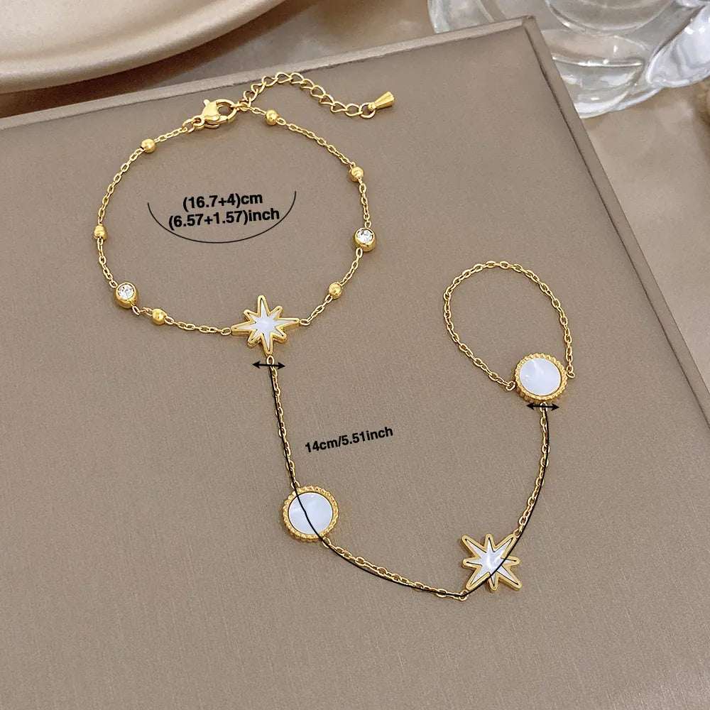 Star Hand Chain Bracelet