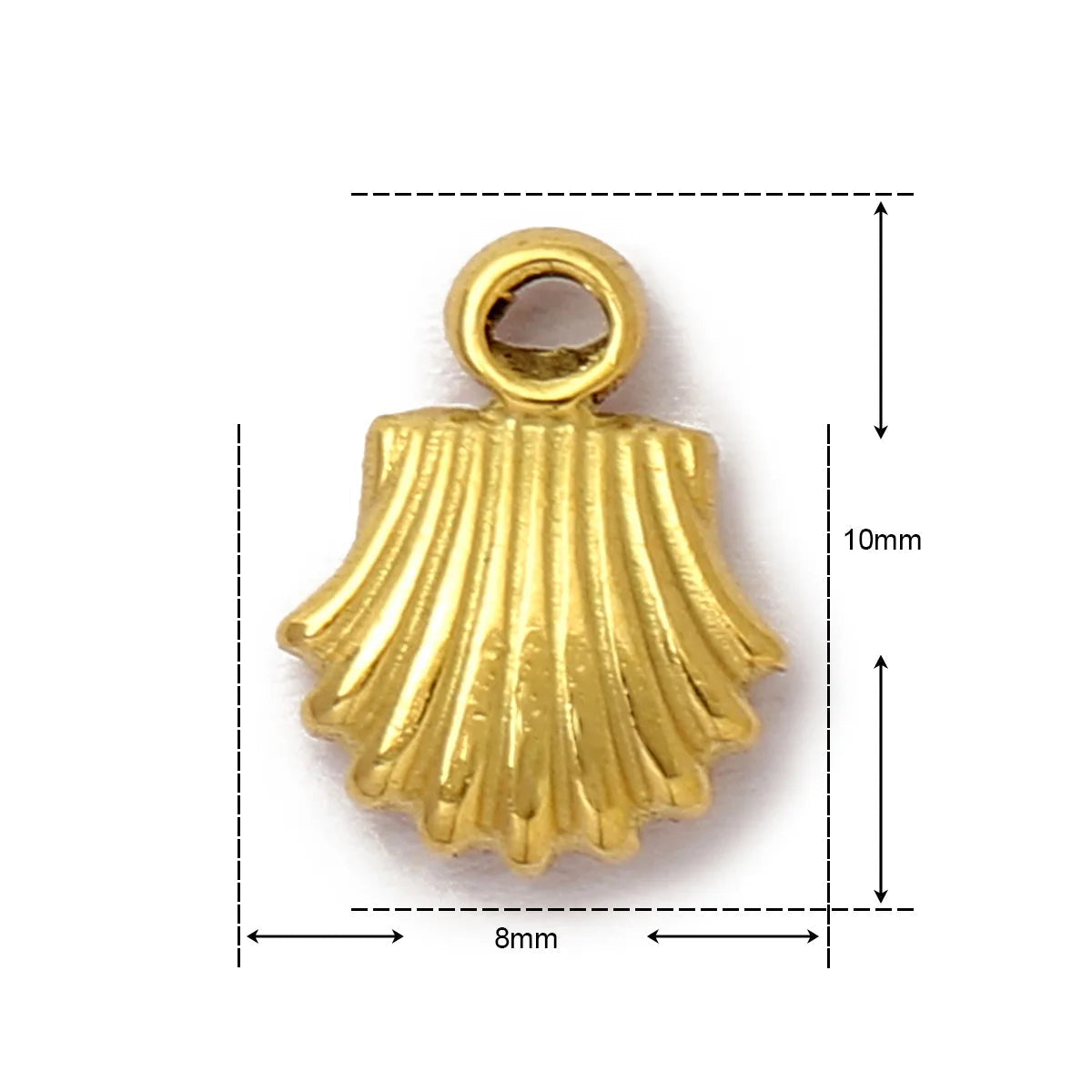 Stainless Steel Gold Charms