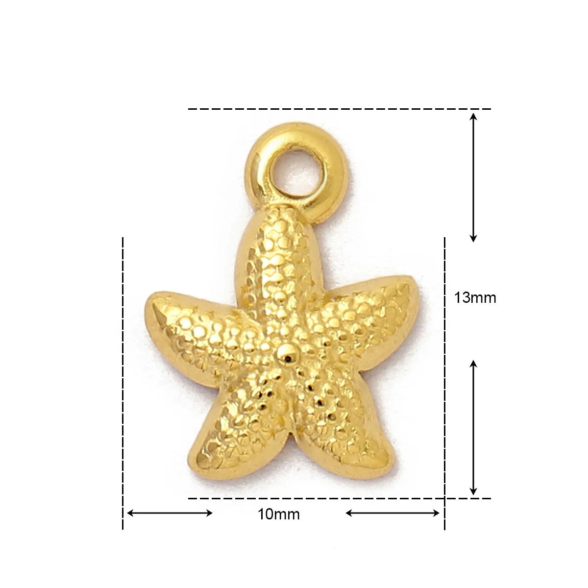 Stainless Steel Gold Charms