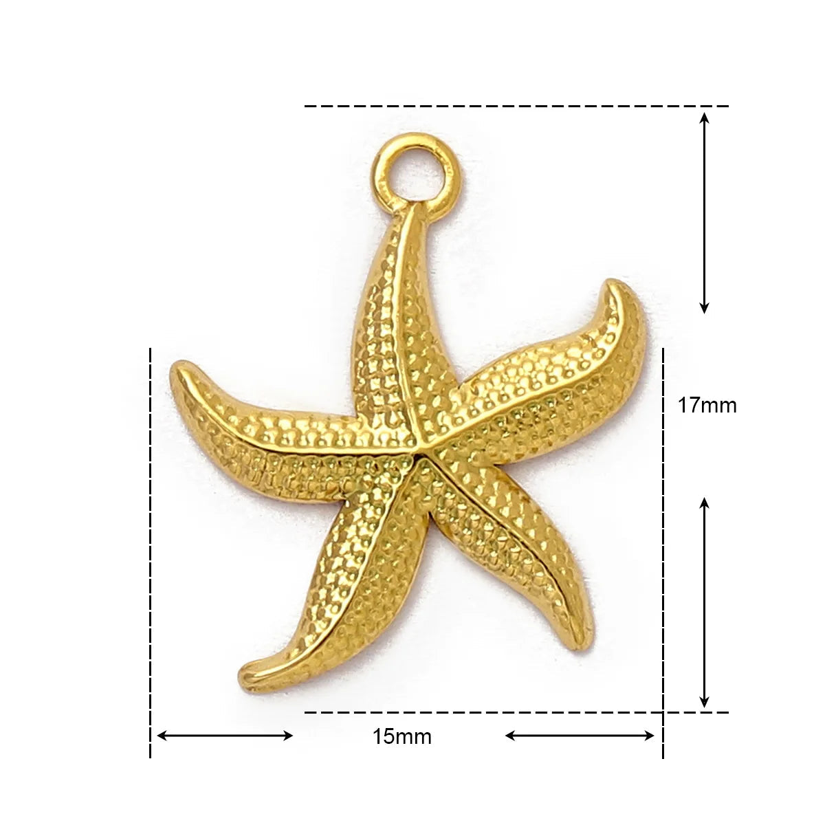 Stainless Steel Gold Charms