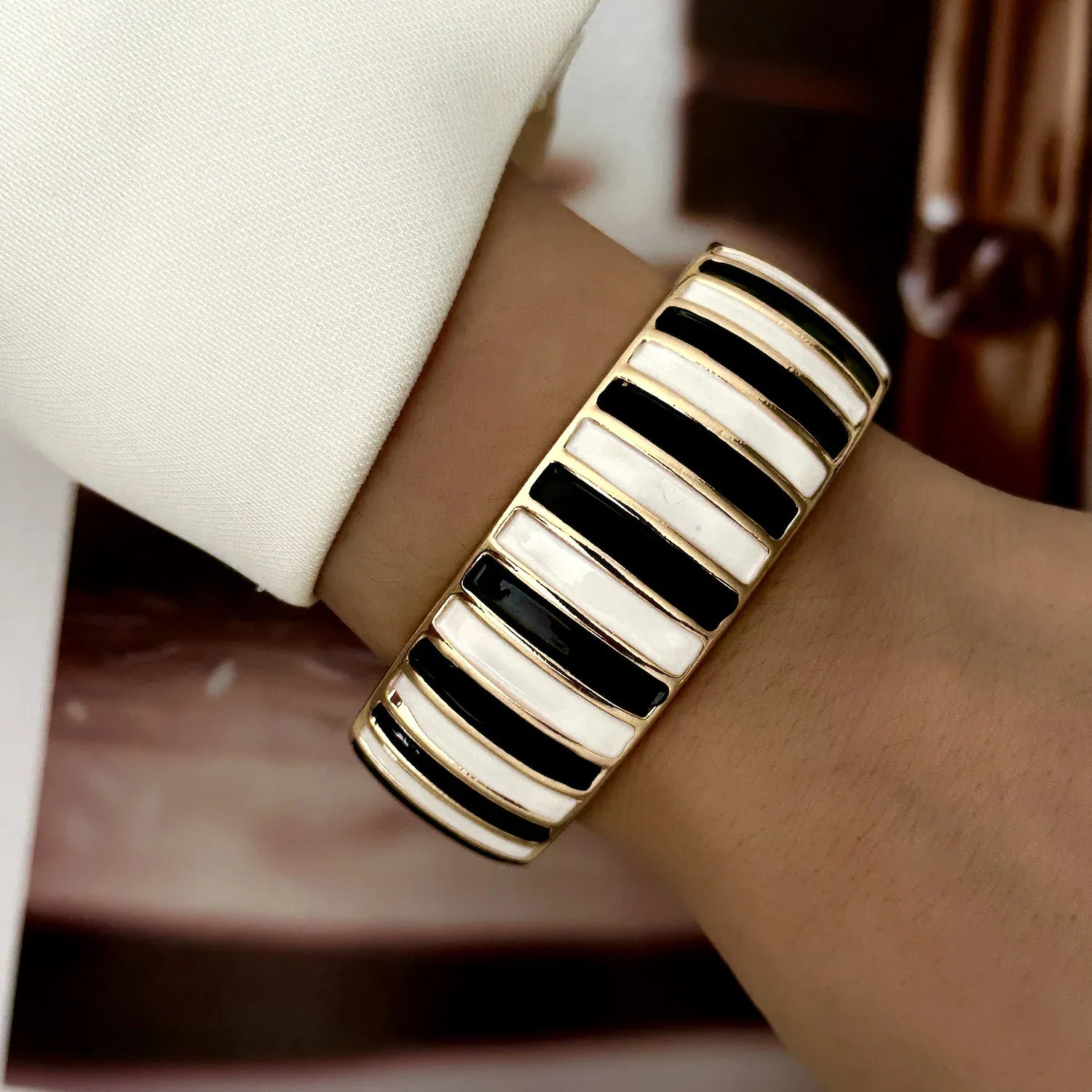Bracelet Jonc Noir