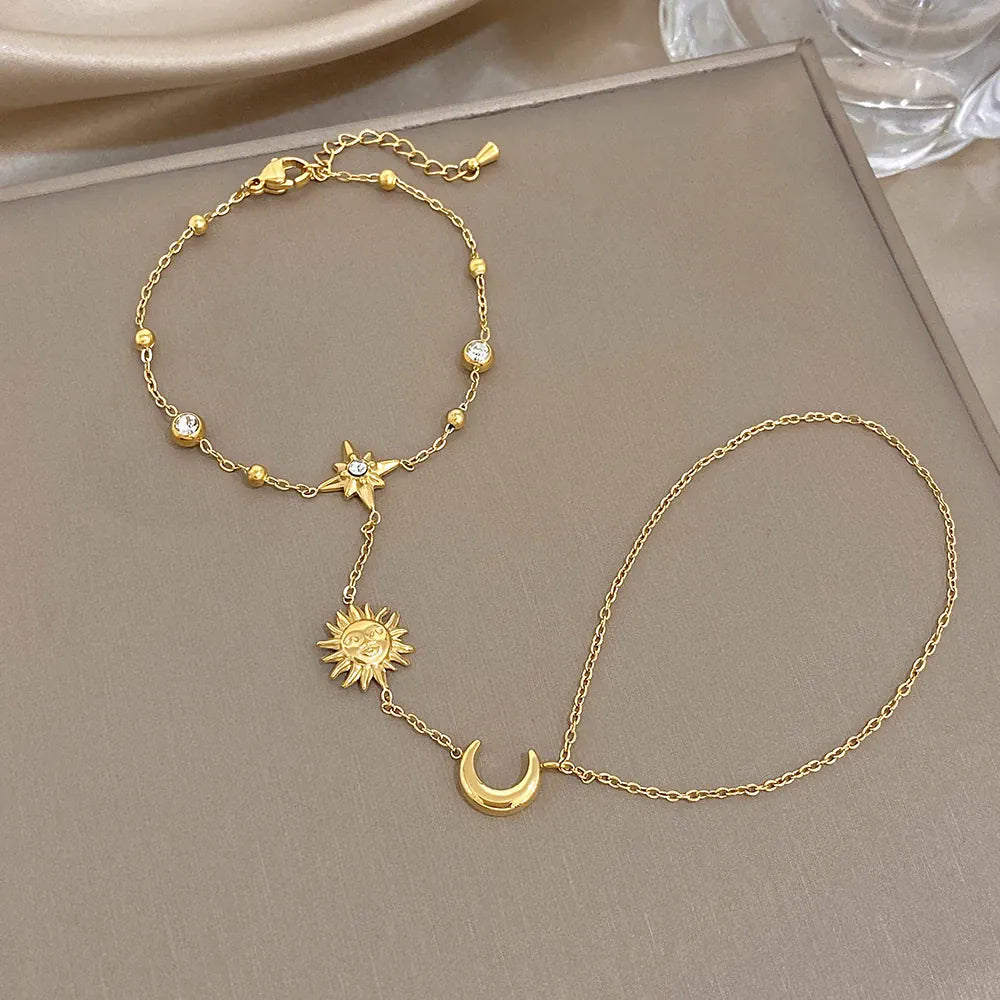 Star Hand Chain Bracelet