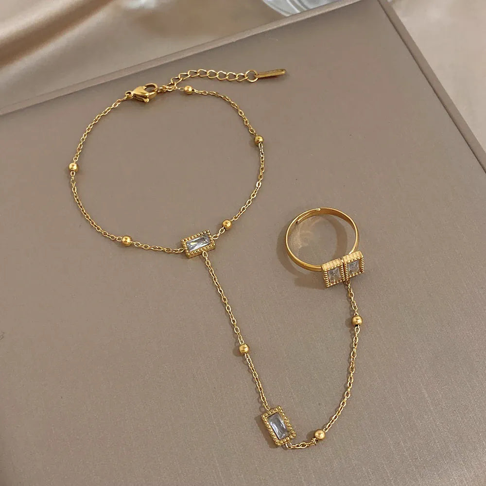 Womens Hand Chain Bracelet