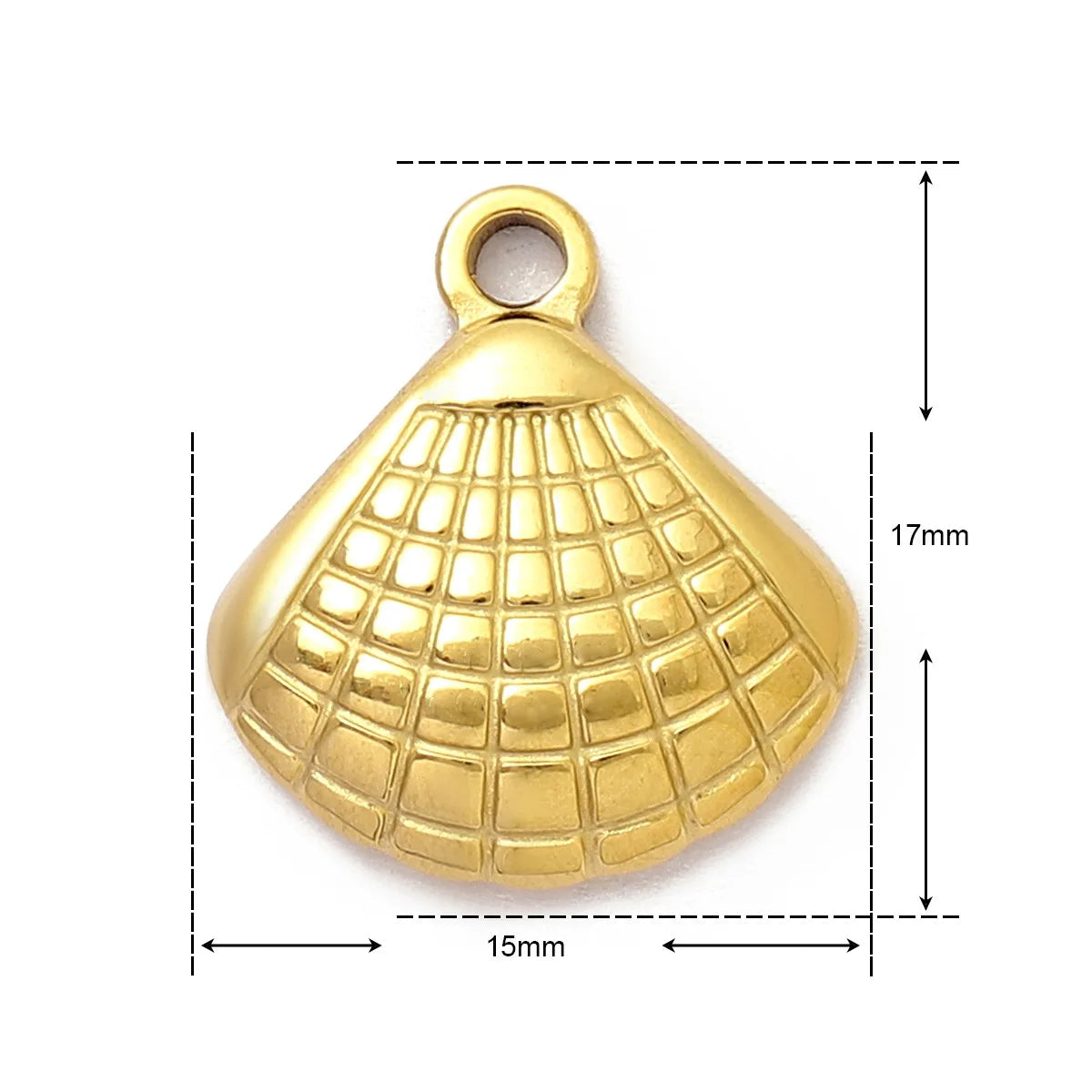 Stainless Steel Gold Charms