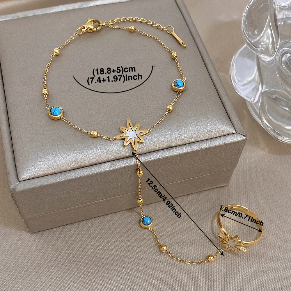 Star Hand Chain Bracelet