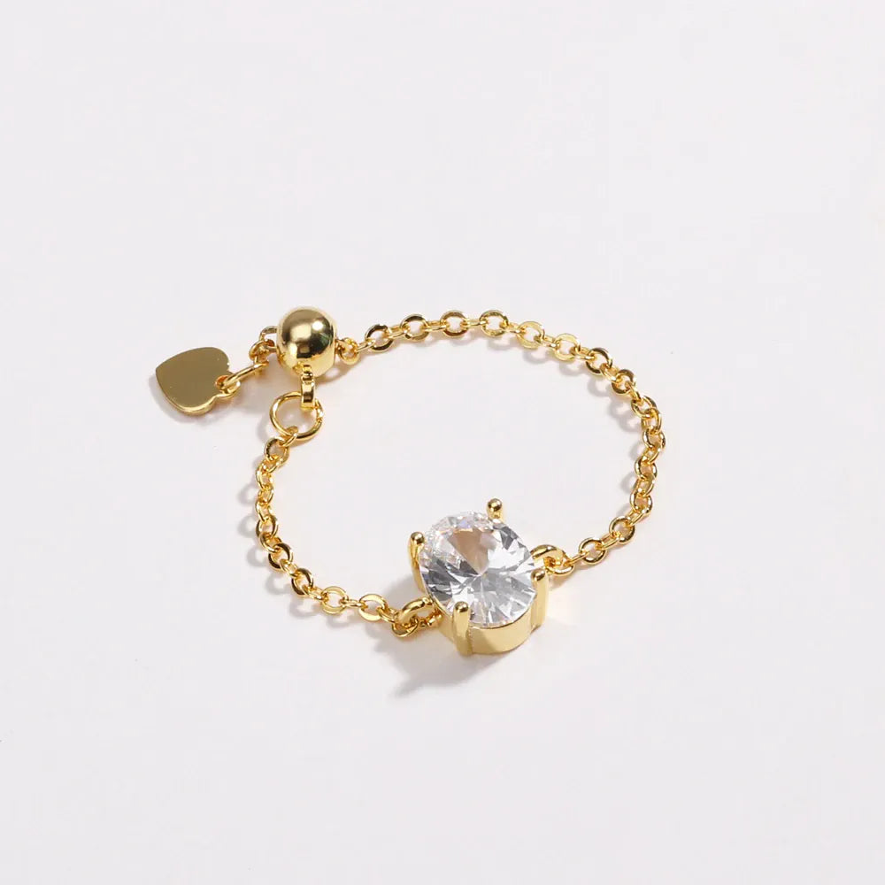 Bague Ajustable Chaine