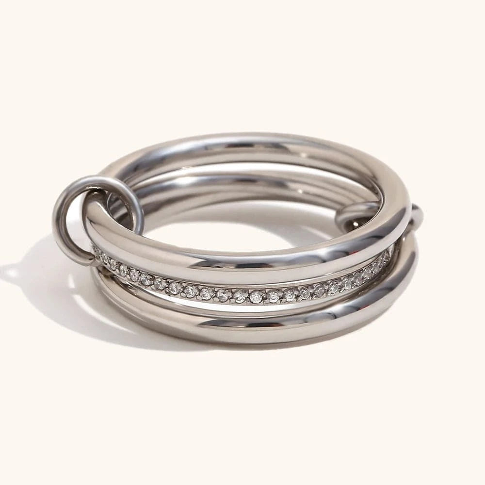 Bague Anneau Entrelacés