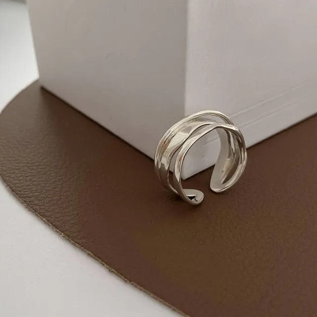 Bague Argent Moderne