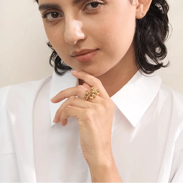 Bague avec Pendentif Boule