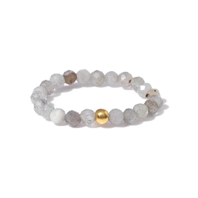 Bague avec Perle de Couleur