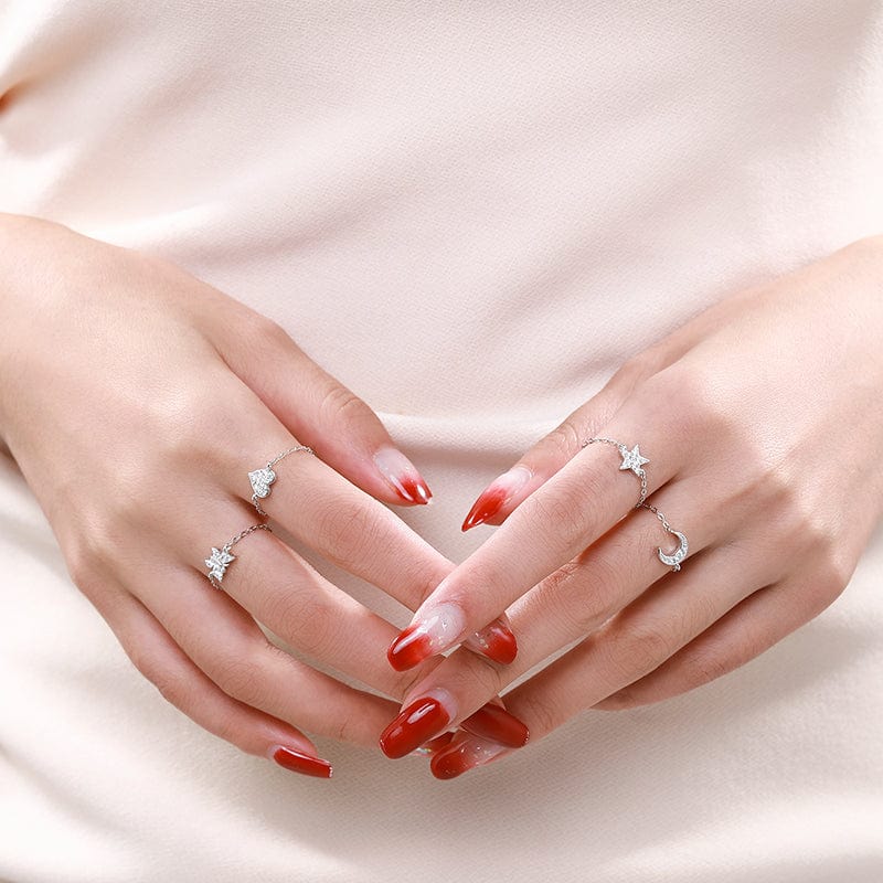 Bague chaine fantaisie