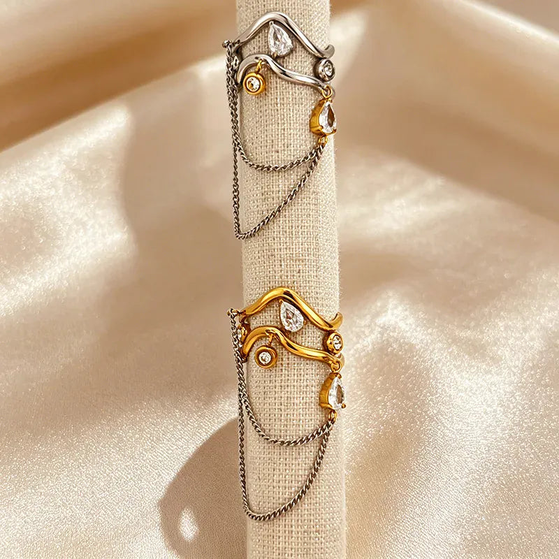 Bague Chaine Organique