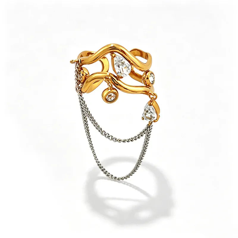Bague Chaine Organique