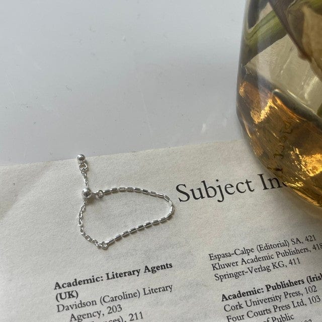 Bague chainette reglable