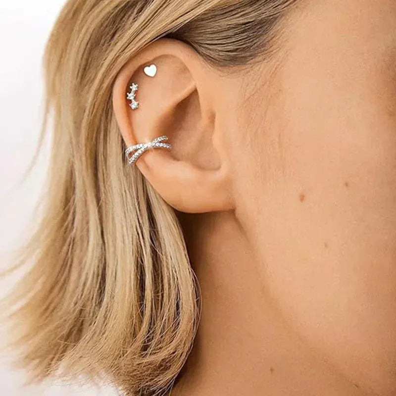 Bague d'Oreille Croisée