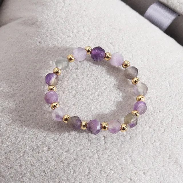 Bague en Perle de Pierre Naturelle