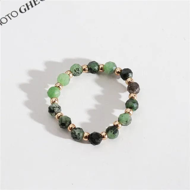 Bague en Perle de Pierre Naturelle