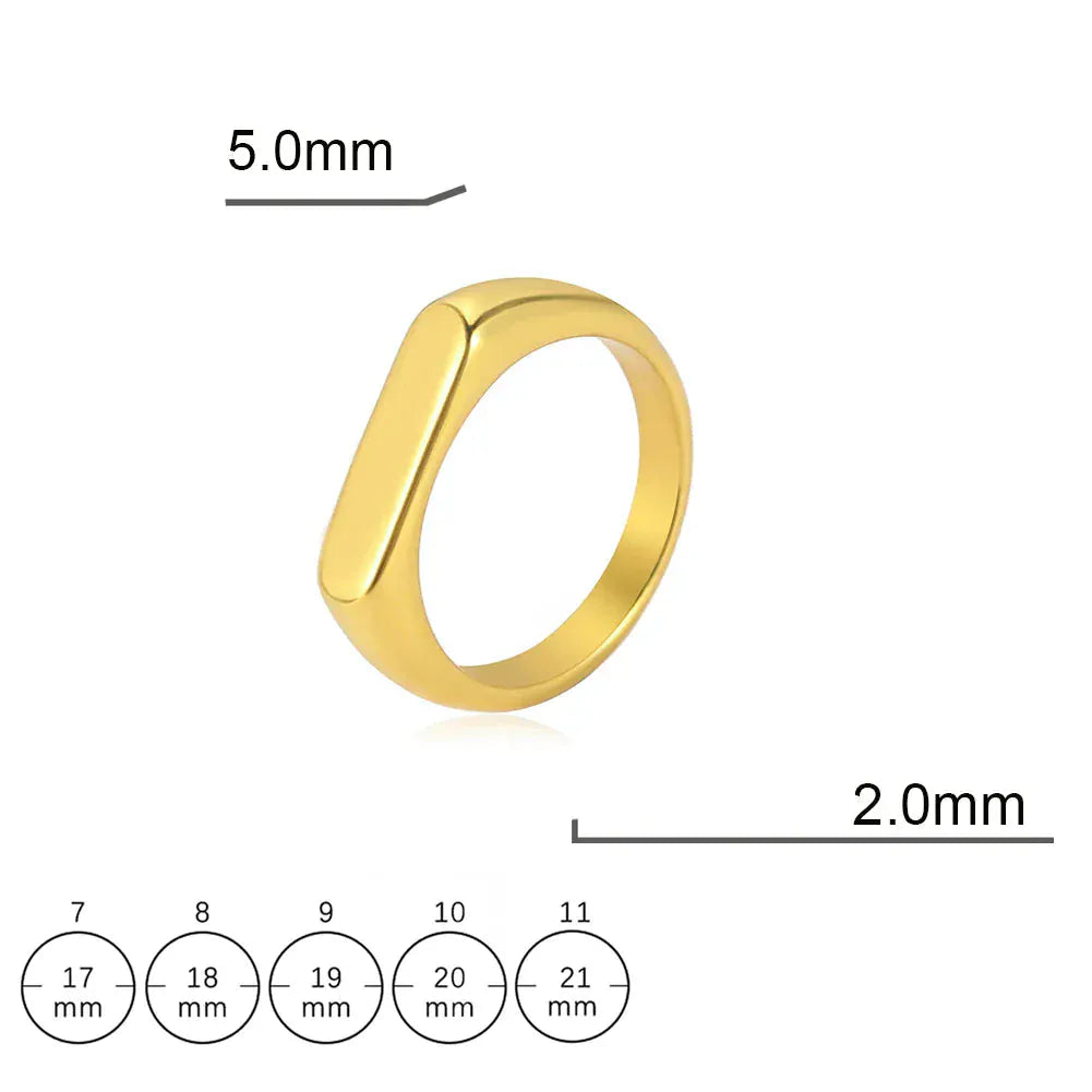 Bague Fine Argent Homme