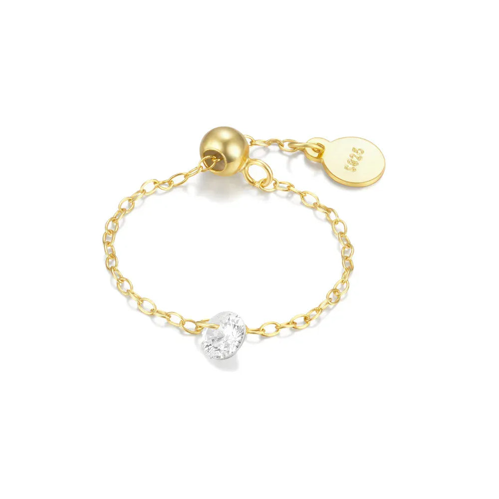 Bague Fine Chaine