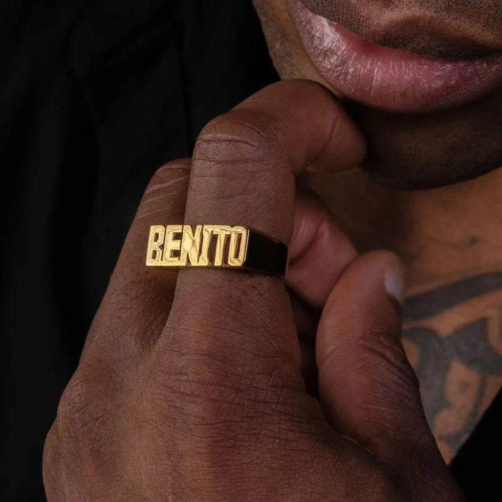 Bague Homme avec Prenom