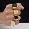 Bague Homme Doré