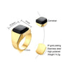 Bague Homme Doré
