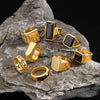 Bague Homme Doré