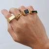 Bague Homme Doré