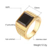 Bague Homme Doré