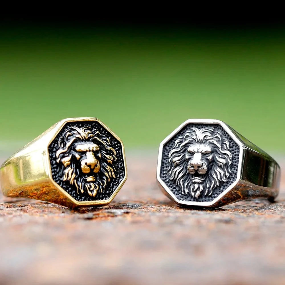 Bague Homme Or Lion
