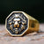 Bague Homme Or Lion