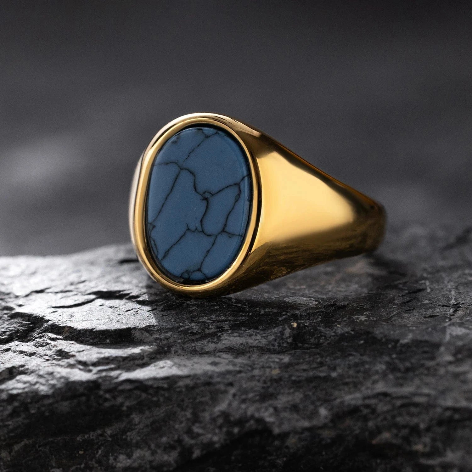 Bague Homme Or Pierre