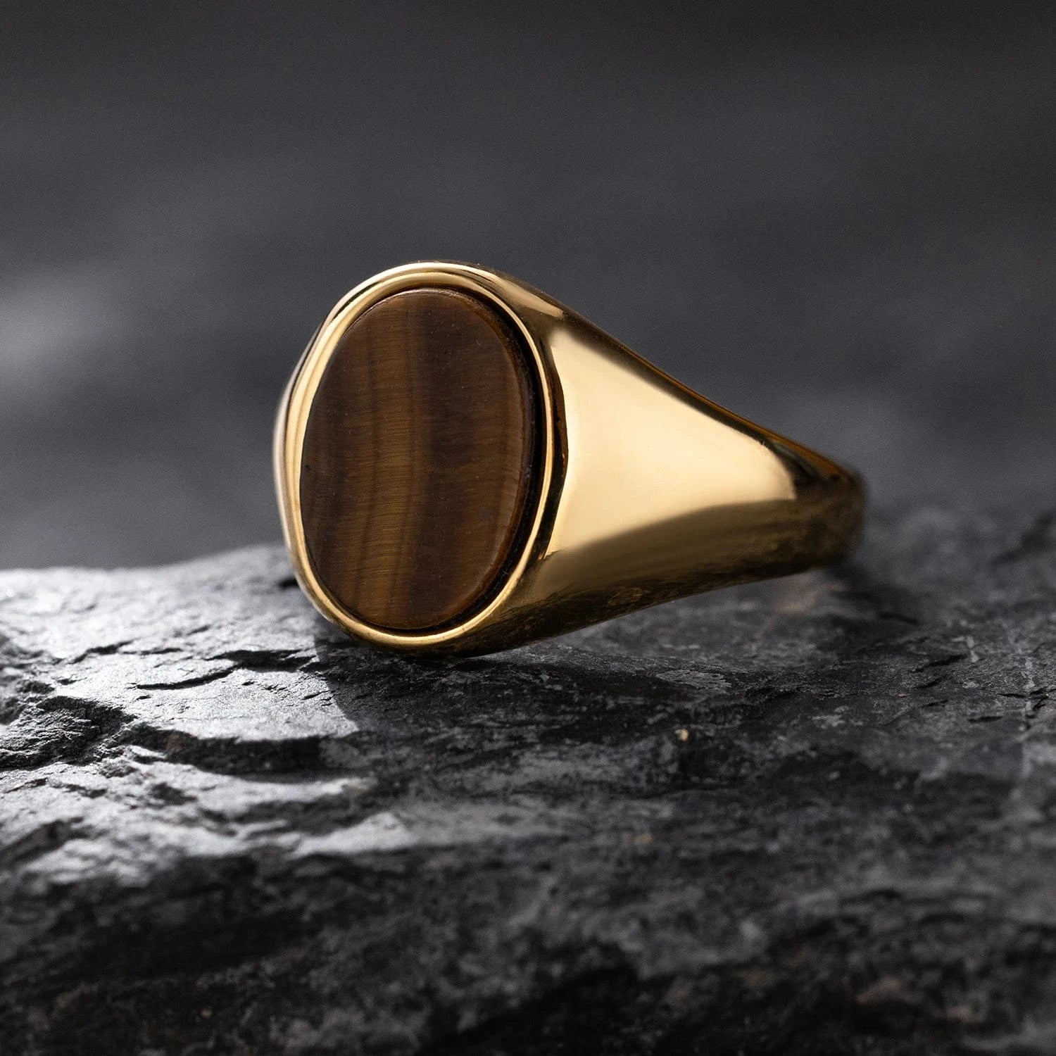 Bague Homme Or Pierre