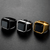 Bague Homme Pierre Noire