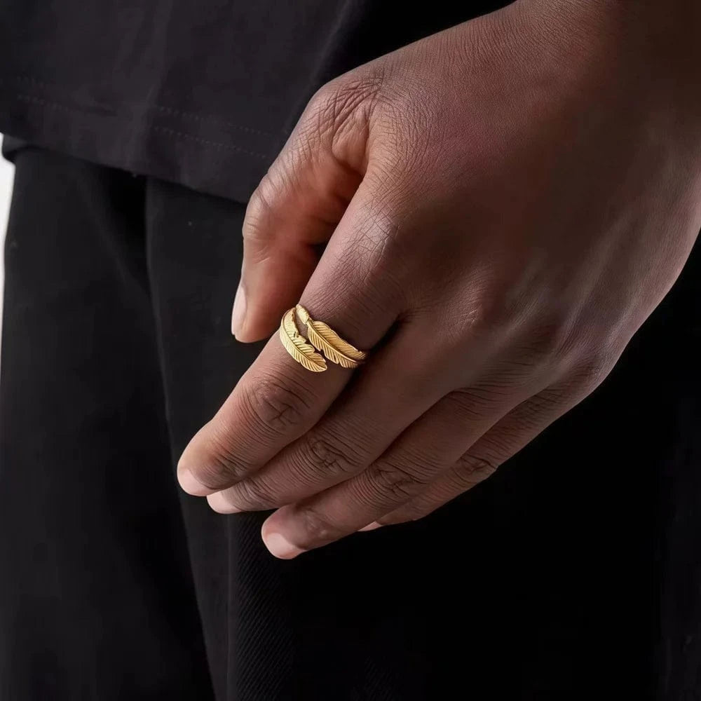 Bague Homme Plume