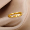 Bague Initiale Or