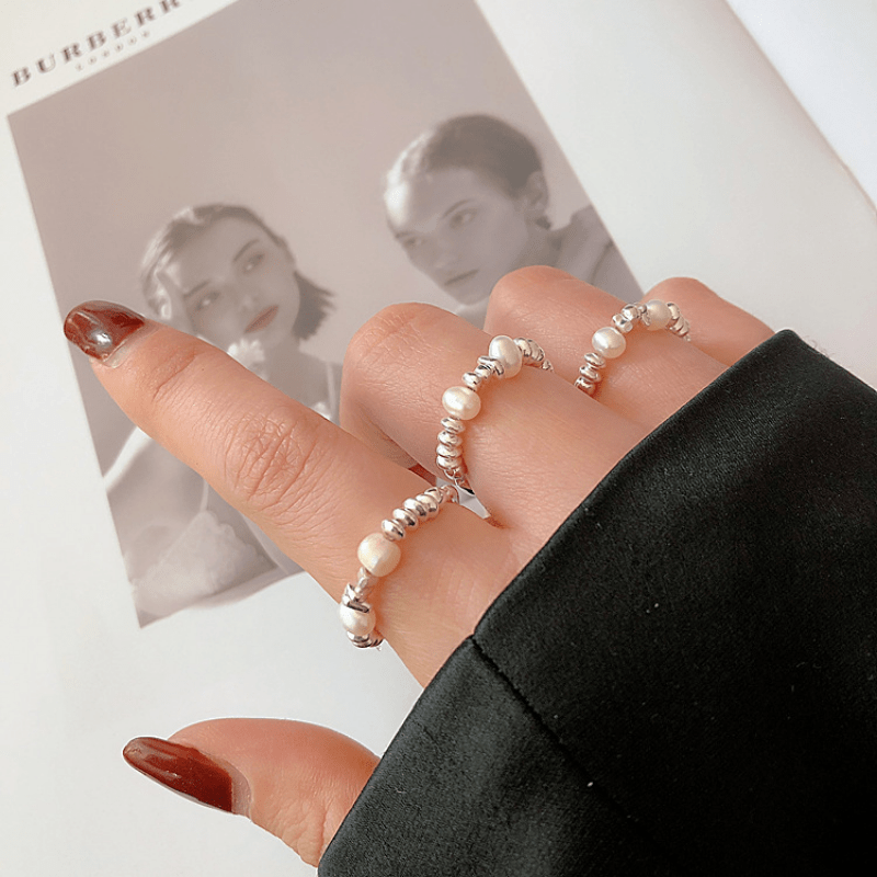 Bague perle d'eau douce